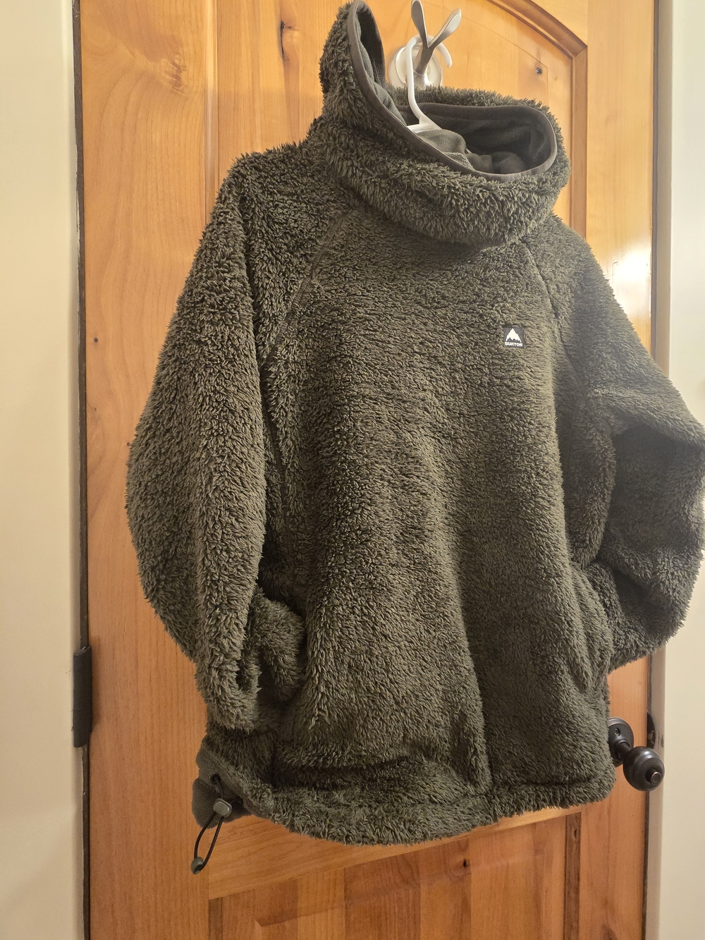 Burton Olive Green Lynce Fleece Hoodie